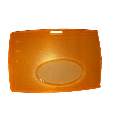 Porte badge rigide orange...