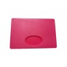 Porte carte rigide rose