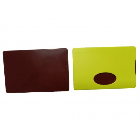 Porte carte rigide bi-color