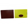 Porte carte rigide bi-color