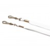 Cordon double attache - blanc