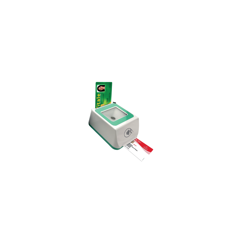 LKN600 - Lecteur santé bi-fente PC/SC + NFC + QR Code + ISO2